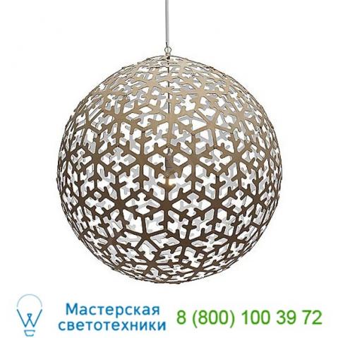 David trubridge pla-0800-nat-aqu pola pendant light, светильник