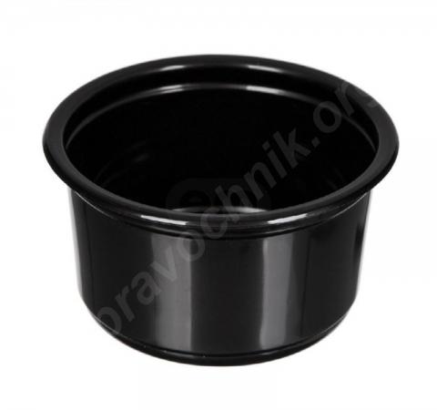 Контейнер pp сп-115 d-115мм h-58,6мм, 350мл черный (50 шт. )