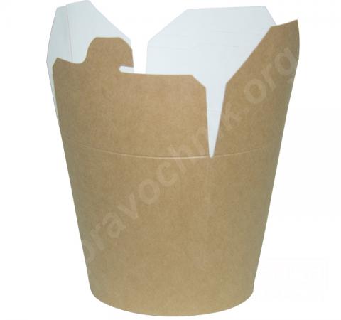 Контейнер бумажный пкр крафт