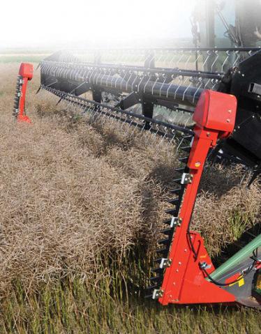 Активный боковой делитель рапса ziegler (электрический, гидравли