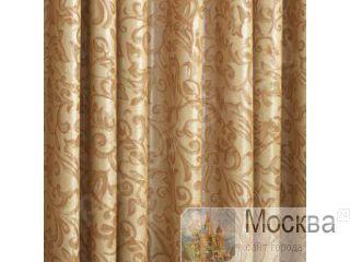 Шторы готовые золотистые