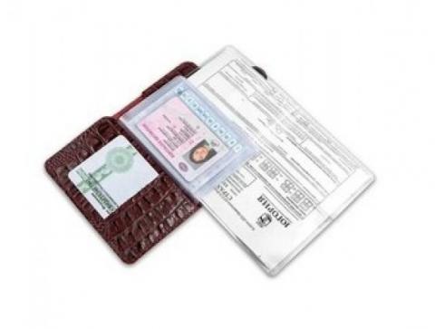 Обложка для автодокументов drive, кайман бордо.