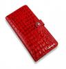 Кожаный портмоне longer, кайман красный.