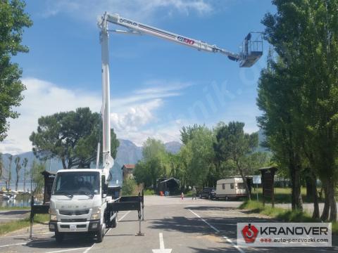 Аренда автовышки 28 метров комбинированная