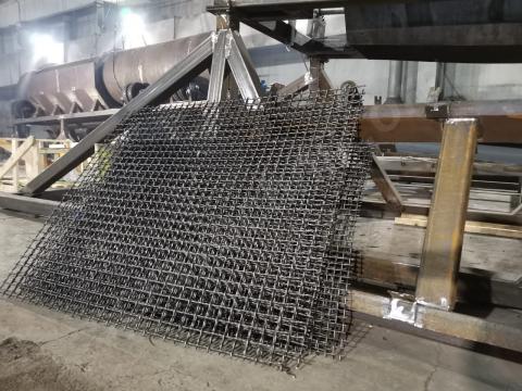 Сетка рифленная канилированная 60*60*6,0х1750х4500. сито грохота