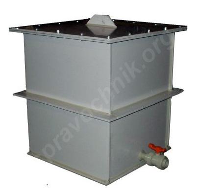 Ванна для приготовления электролита кислого и щелочного