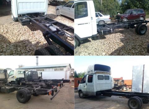 Удлинение, усиление и переоборудование газелей