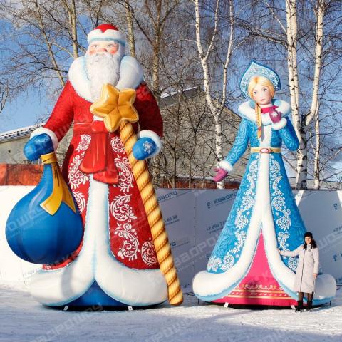 Надувные новогодние фигуры. Сургут