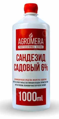 Дезинфицирующее средство сандезид садовый 6% агромера 1000 мл