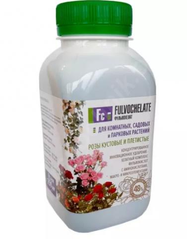 Удобрение для кустовых и плетистых роз фульвохелат 250 мл