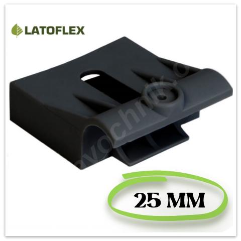 Латодержатель на трубу 25 мм для дивана или раскладушки. черный.