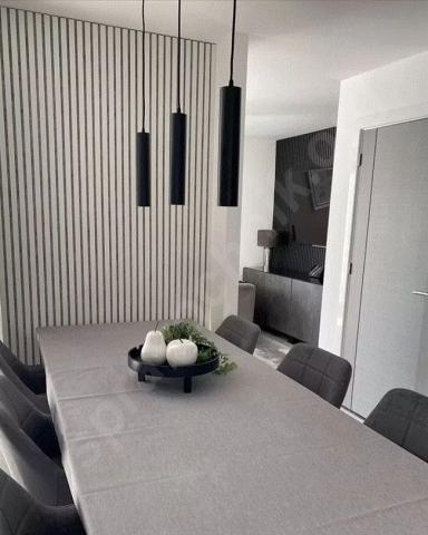 Акустическая реечная панель–белый бархат на сером 2400х500х18мм. Москва